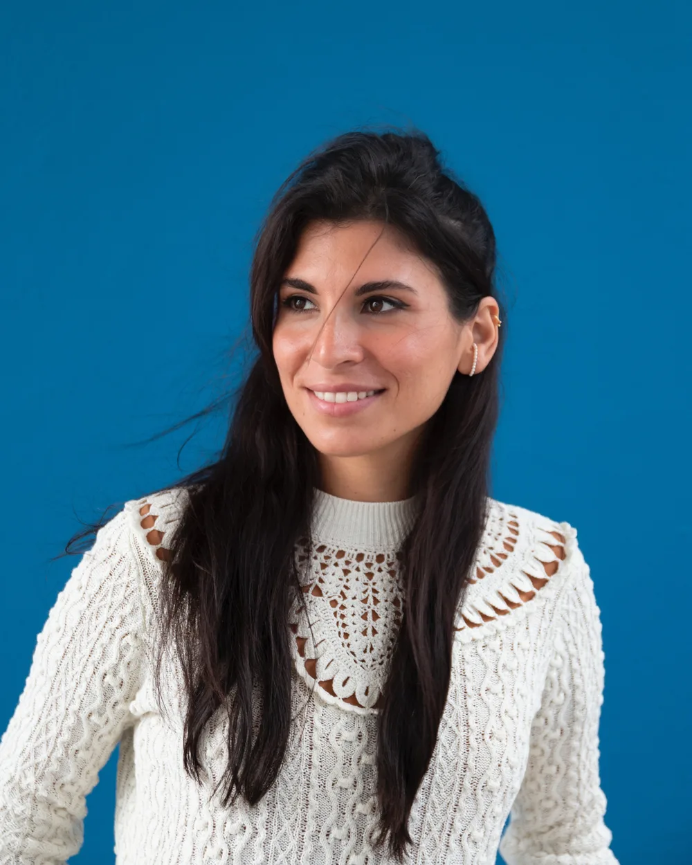 Portrait of Salua Hamaza, Associate Professor of Aerial Robotics at TU Delft