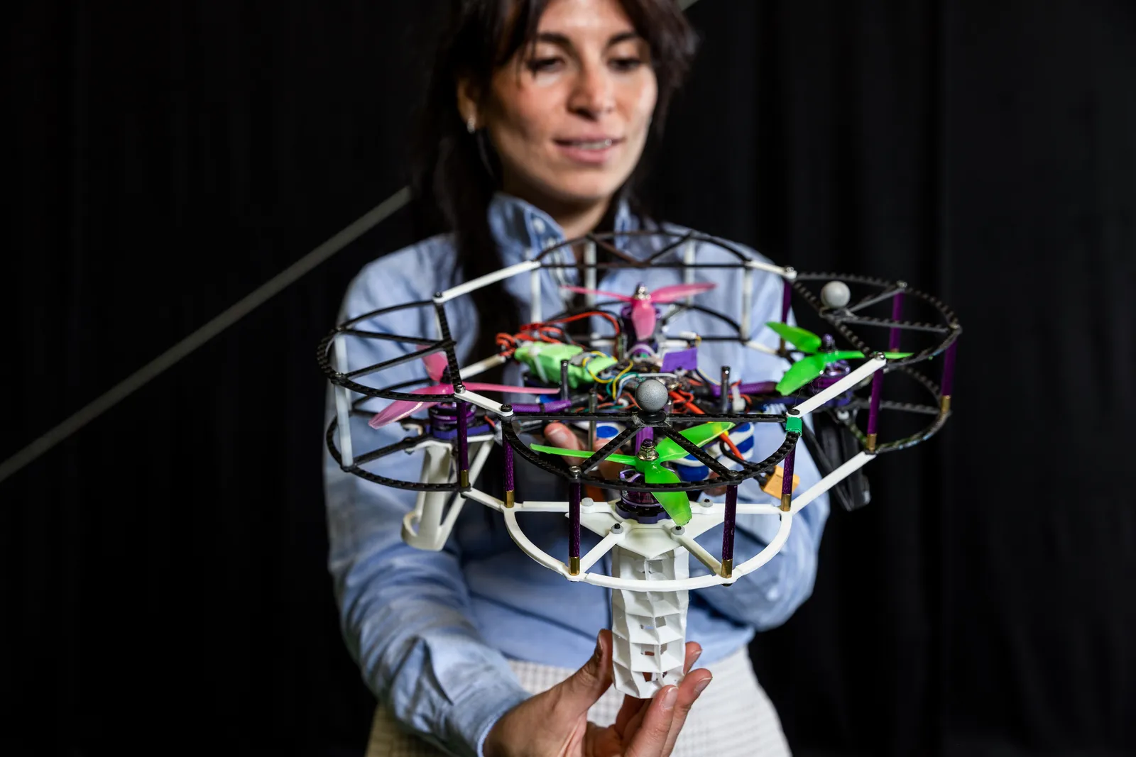 Aerial robotics research at the Biomorphic Intelligence Lab